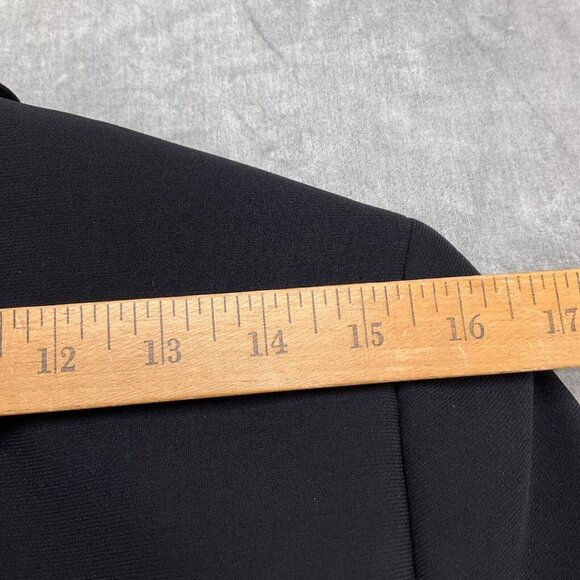 Jones Studio Blazer Women 6 Black Suit Jacket Classic Career Poly VTG NWT‎ - Picture 8 of 11